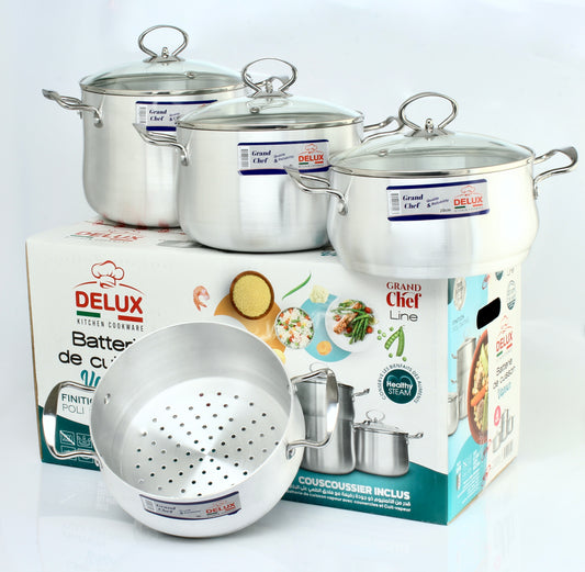 Série DELUX Aluminium – 3 Pcs