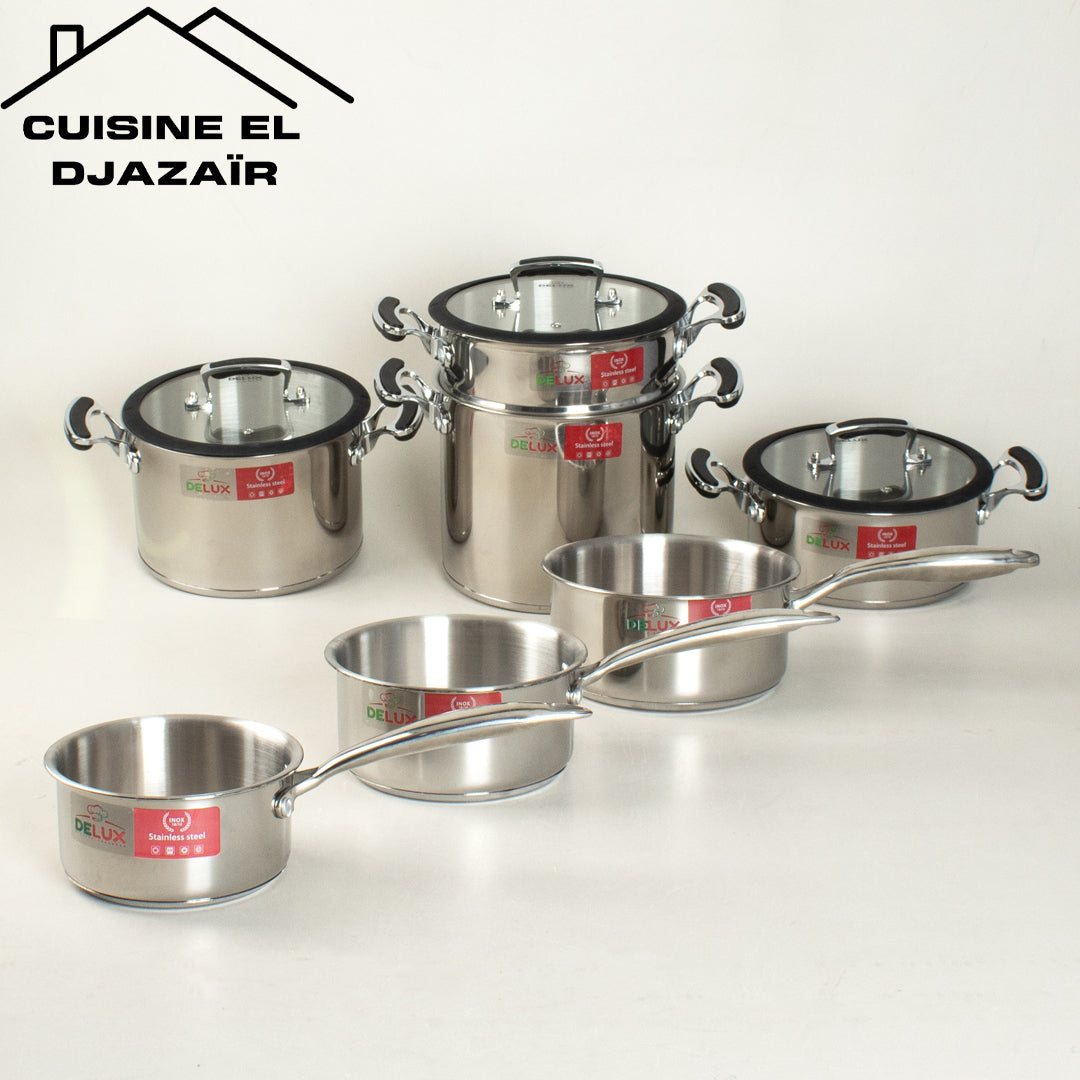 Série 10 Pcs Deluxe – Inox & Silicone