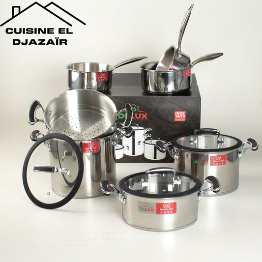 Série 10 Pcs Deluxe – Inox & Silicone