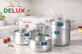 🍲 طقم ألمنيوم DELUX – 4 PCS 🍲