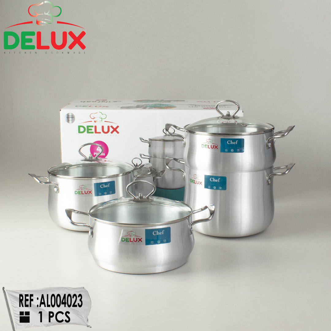 🍲 طقم ألمنيوم DELUX – 4 PCS 🍲