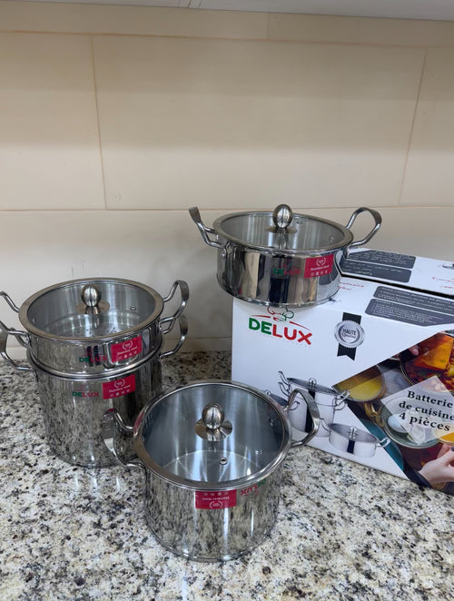 Série Batterie Inox 18/10 DELUX 7 Pcs