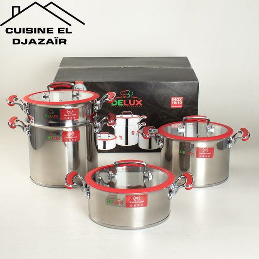 Serie Deluxe Inox & Silicone – 7 pcs